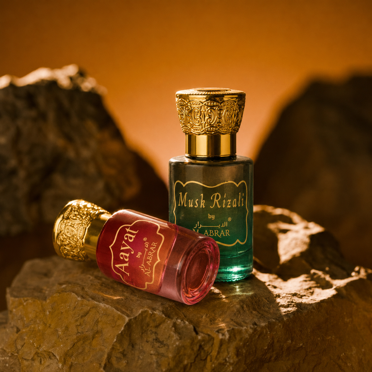 2 In 1 Premium Fragrance Combo Aayat Musk Rizali Luxury Perfume Gift Set