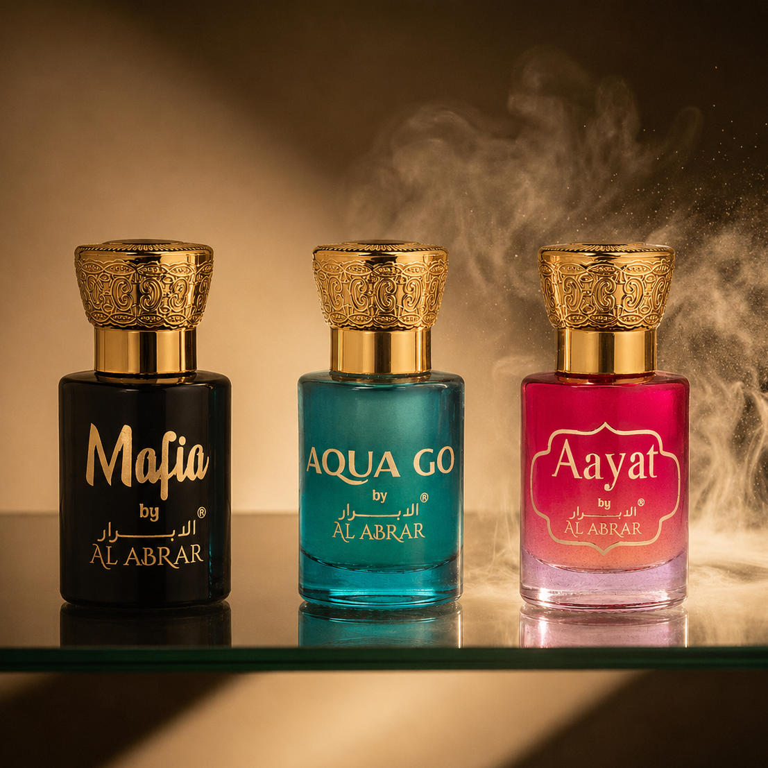 3 In 1 Premium Fragrance Combo Aayat Mafia Aqua Go Luxury Perfume Gift Set